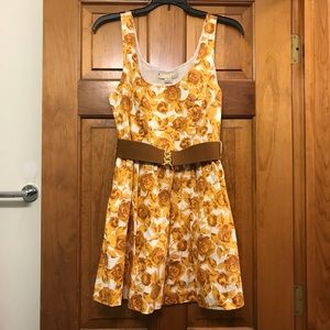 Forever 21 Yellow Floral Dress
